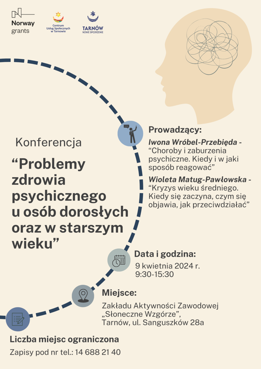 Darmowa konferencja o zdrowiu psychicznym dorosłych